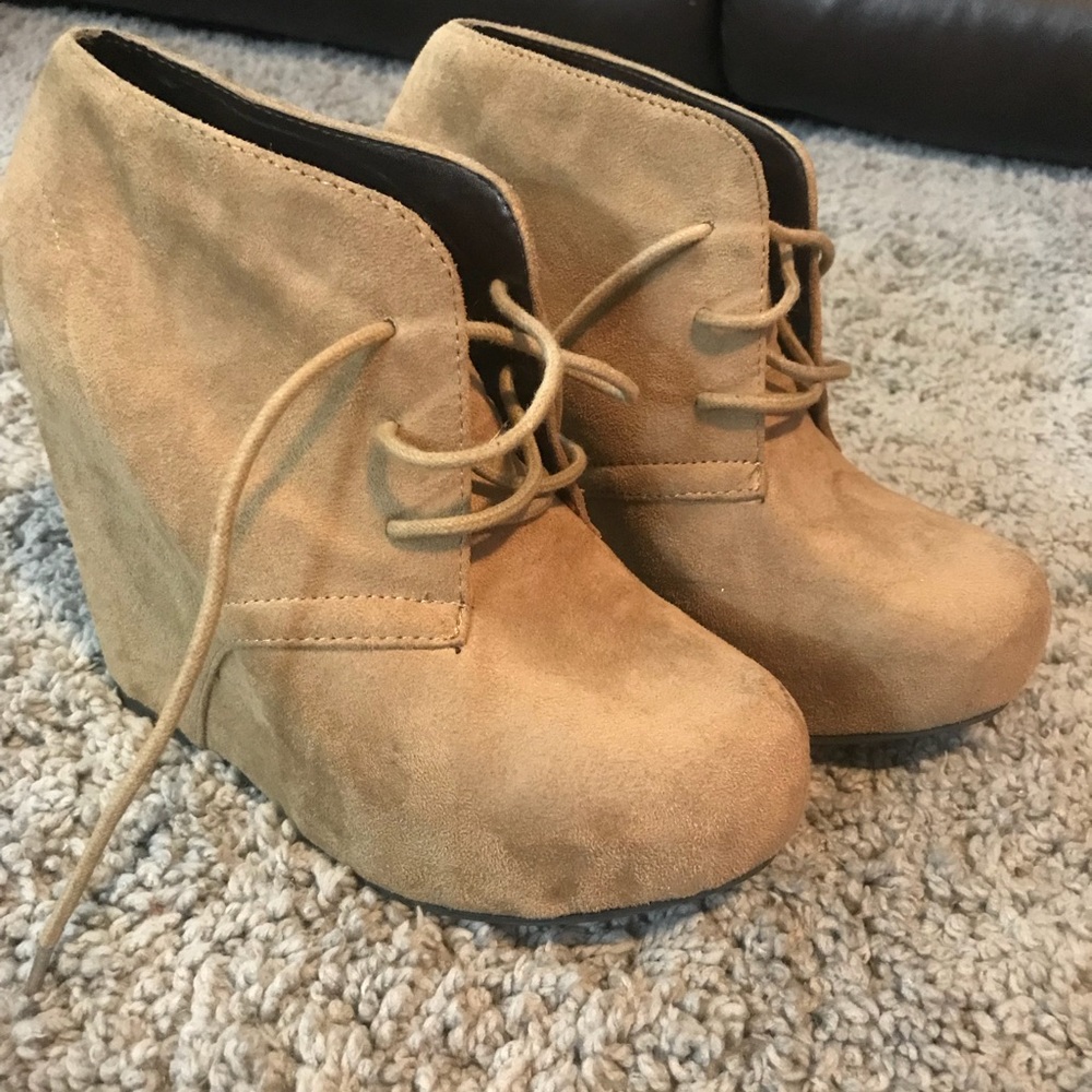 Soda Lace Up Oxford Ankle Bootie